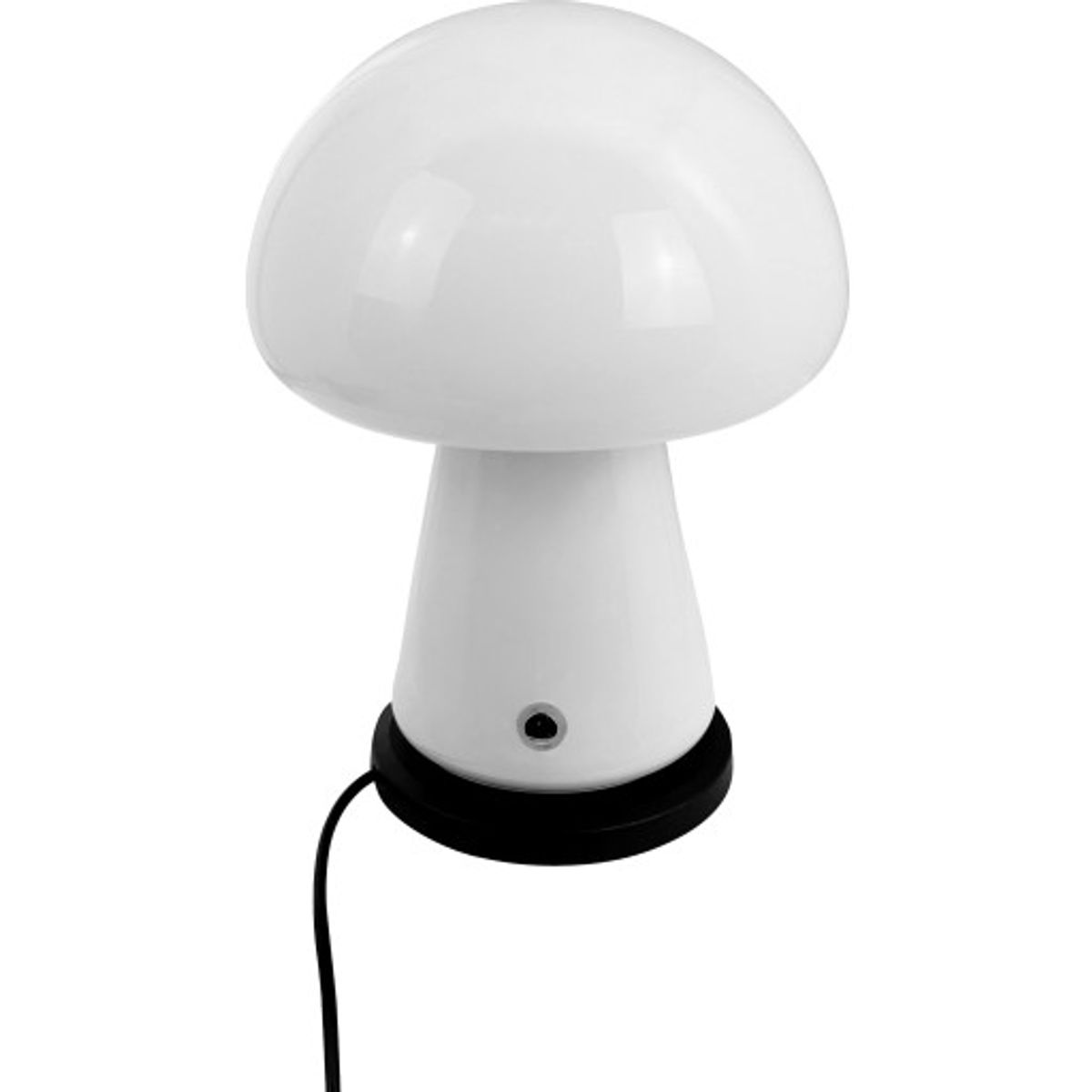 Dyberg Larsen Morkel Mushroom genopladelig LED bordlampe hvid