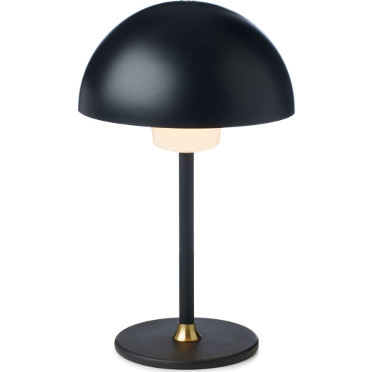 Halo Design Moon genopladelig bordlampe, sort