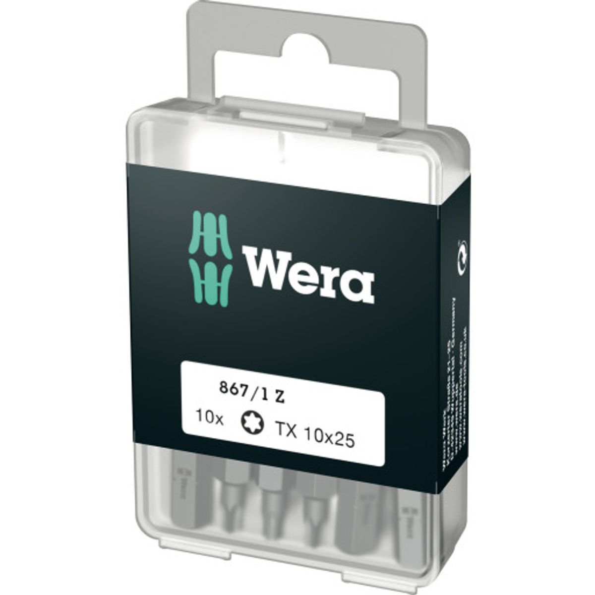 Wera 867/1Z Torx bits, TX10, 10 stk.