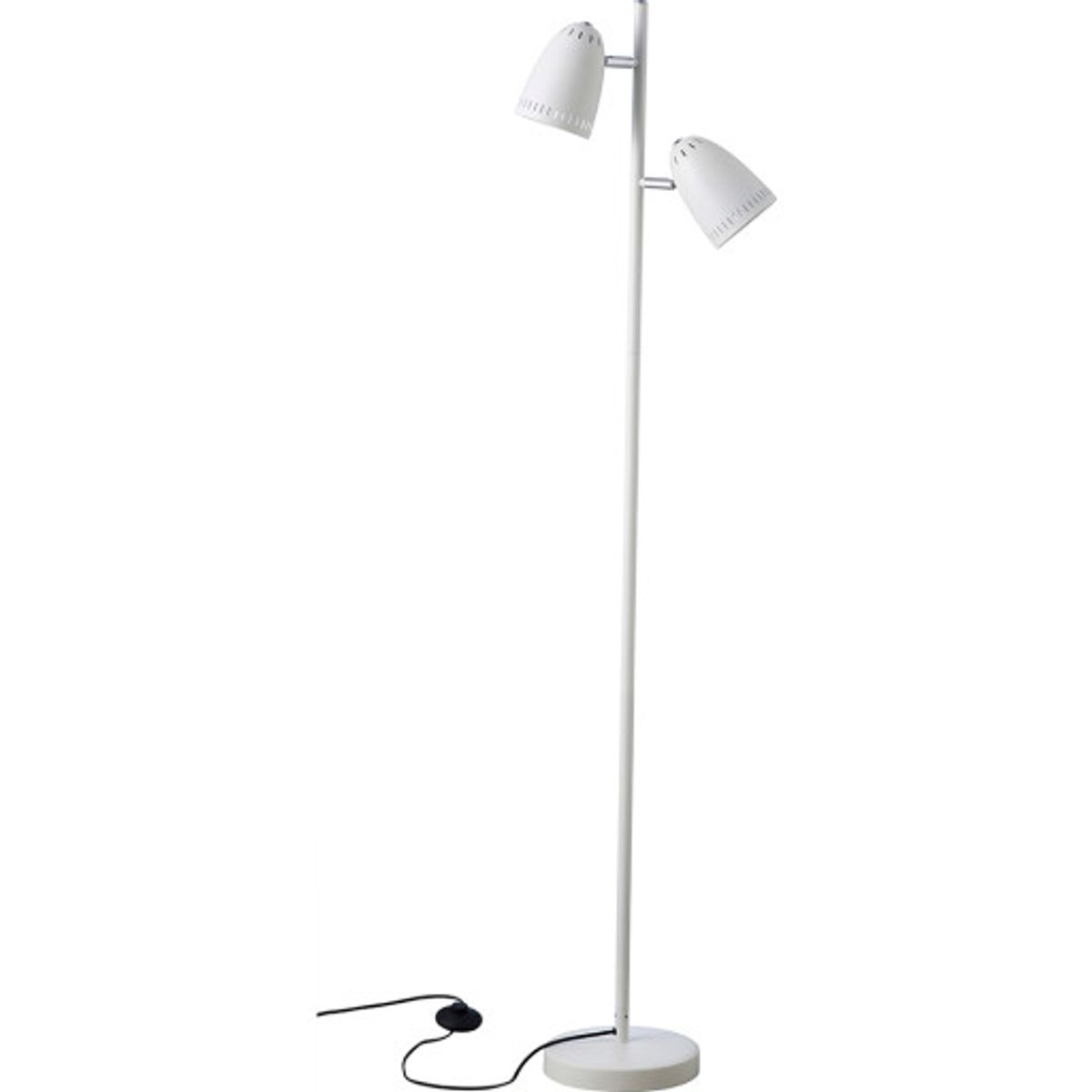 Superliving Dynamo Twin gulvlampe, hvid