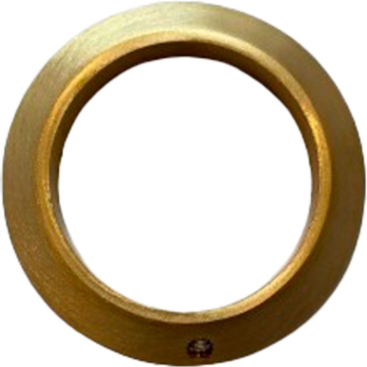 Ring til cylinderkop, 38 x 8 mm, messing satin