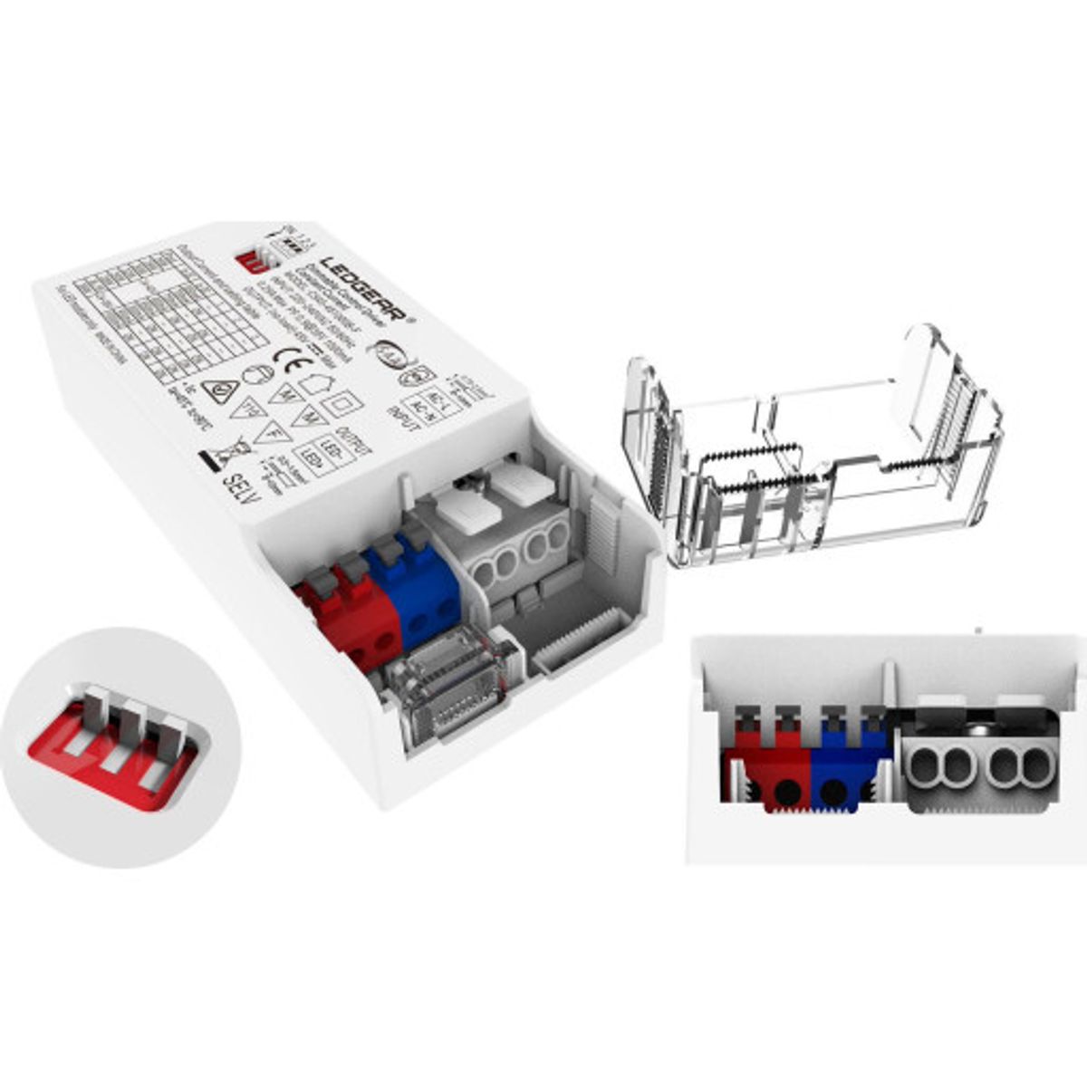 Ledgear dæmpbar driver, Triac, sløjfbar, 28-40W