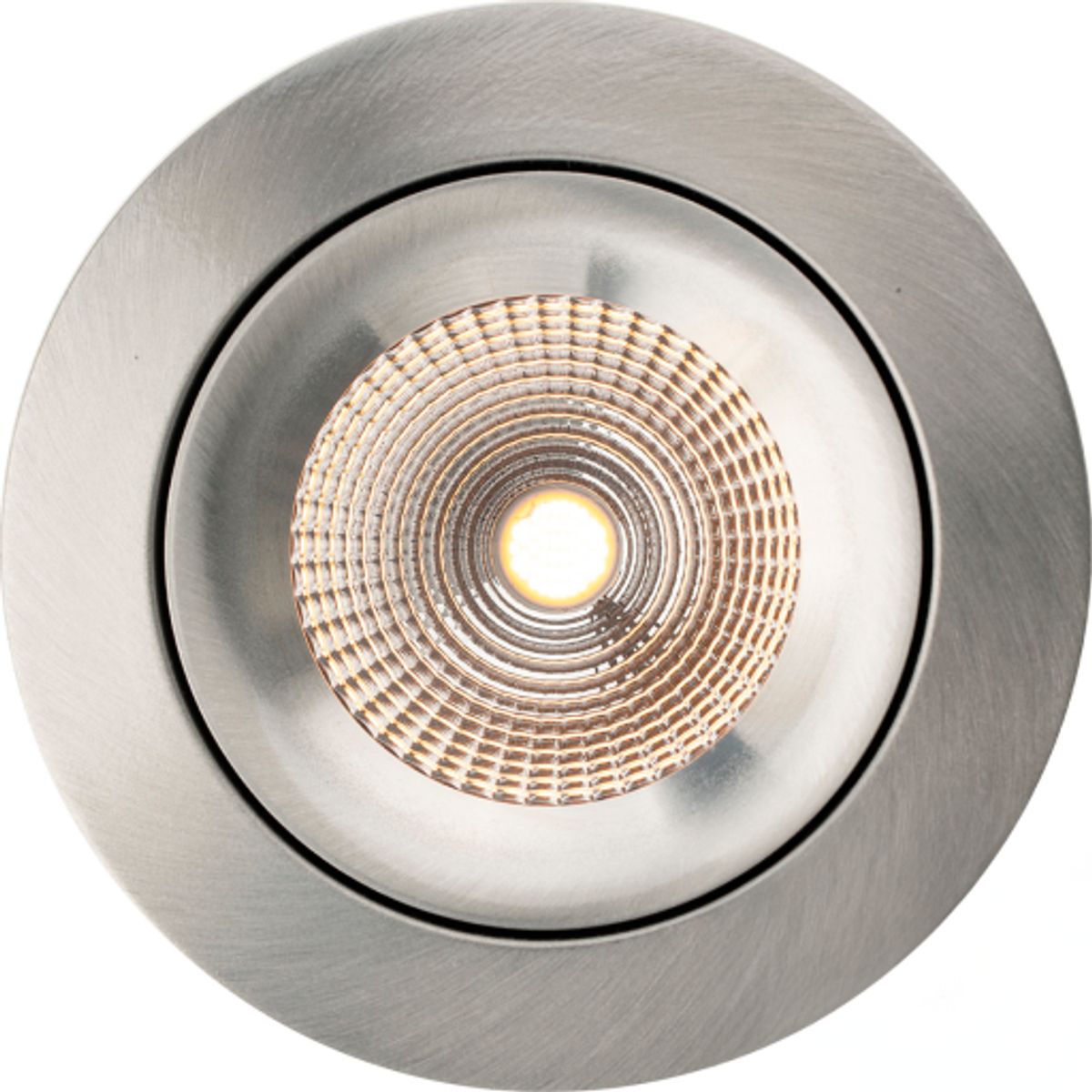 The Light Group One 360° indbygningsspot, 1800-3000K, aluminium