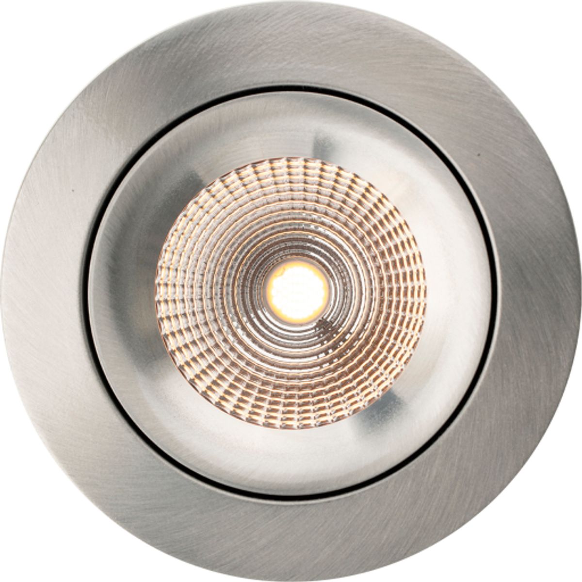 The Light Group One 360° SunLike indbygningsspot, 2700K, aluminium