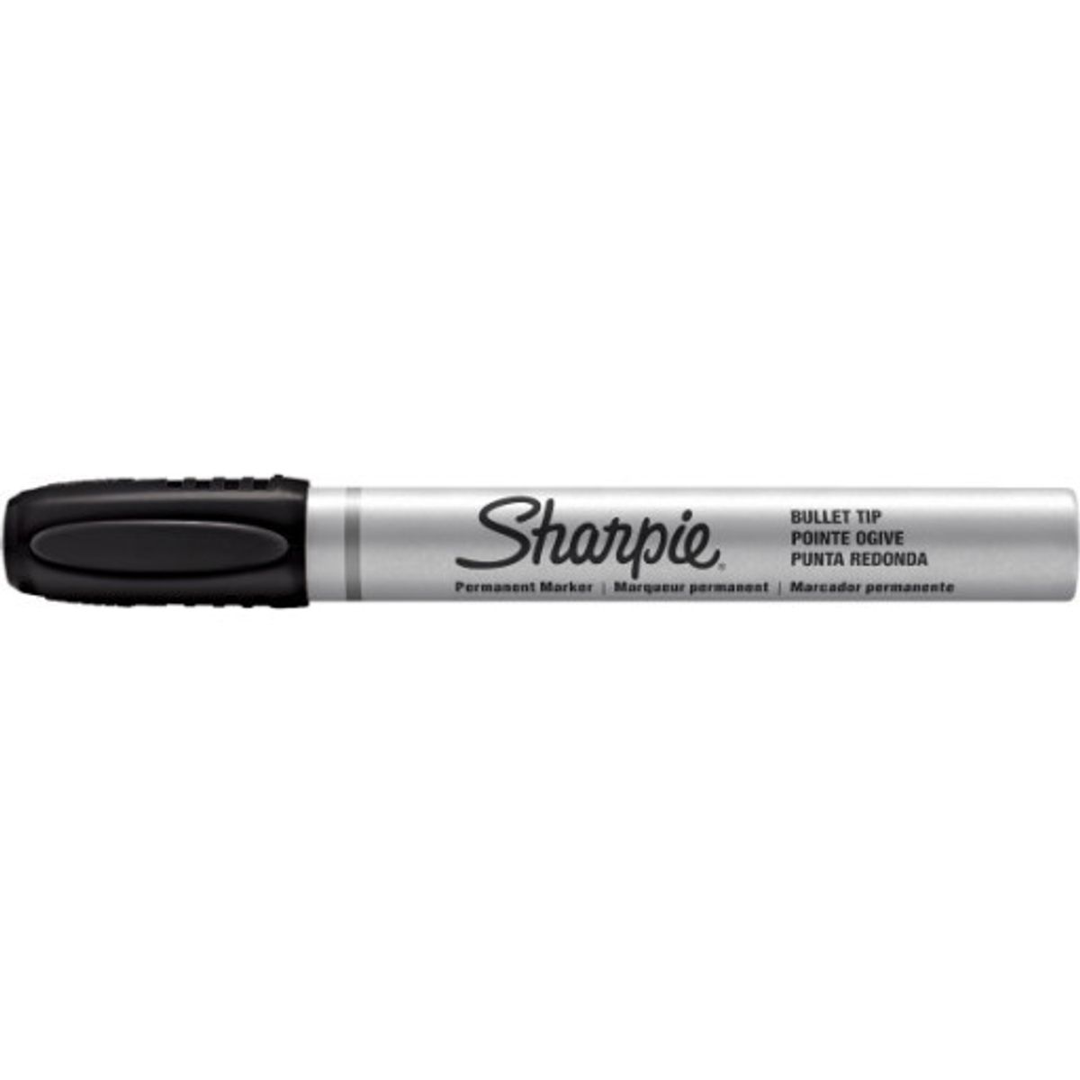 12 stk Sharpie permanent marker pro metal, rund spids, sort