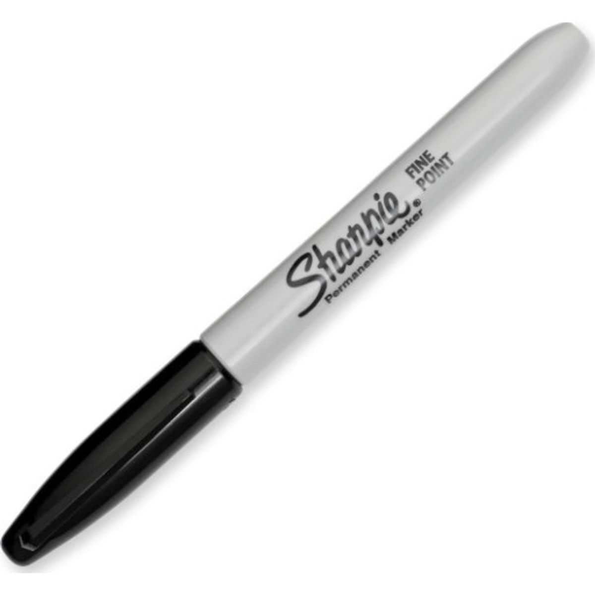 12 stk Sharpie permanent marker, fine, 1,0 mm spids, sort