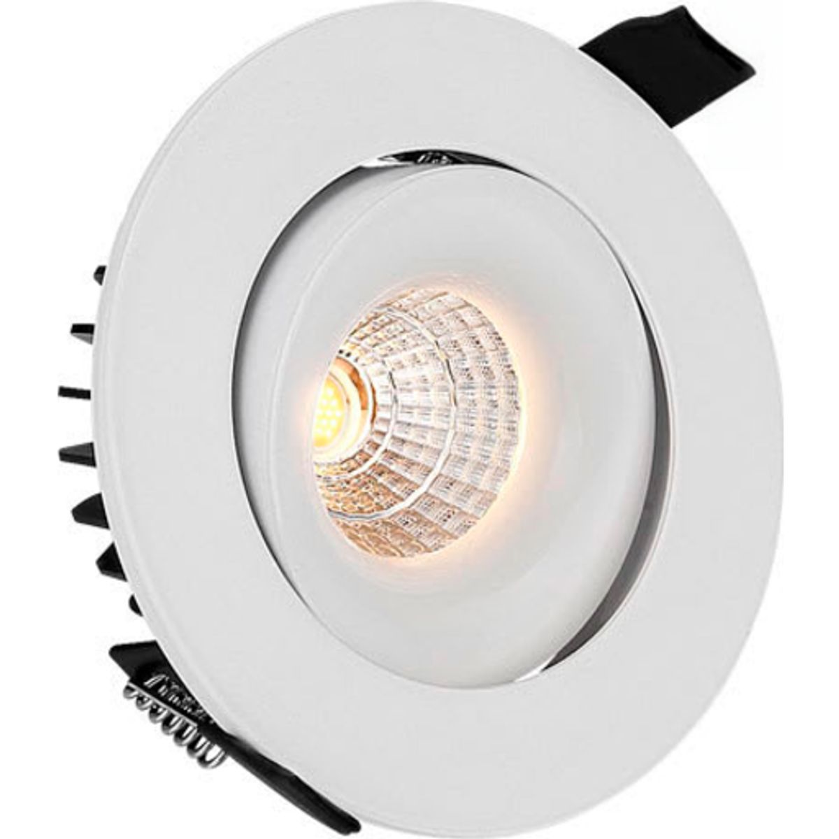 Downlight Moon LED 6W 827, 36°, med kip, hvid m/dæmpbar driver