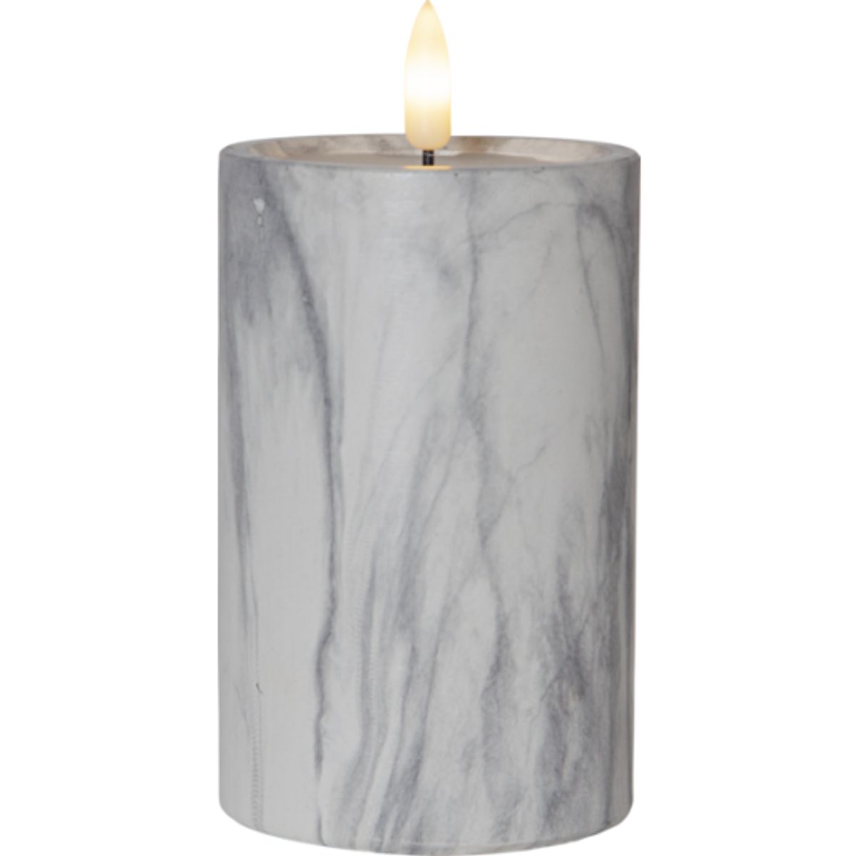 Star Trading Flamme Marble LED lys 15x7,5cm