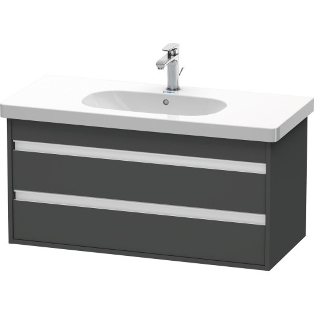 Duravit Ketho vaskeskab, 1000x455 mm, mat grafit