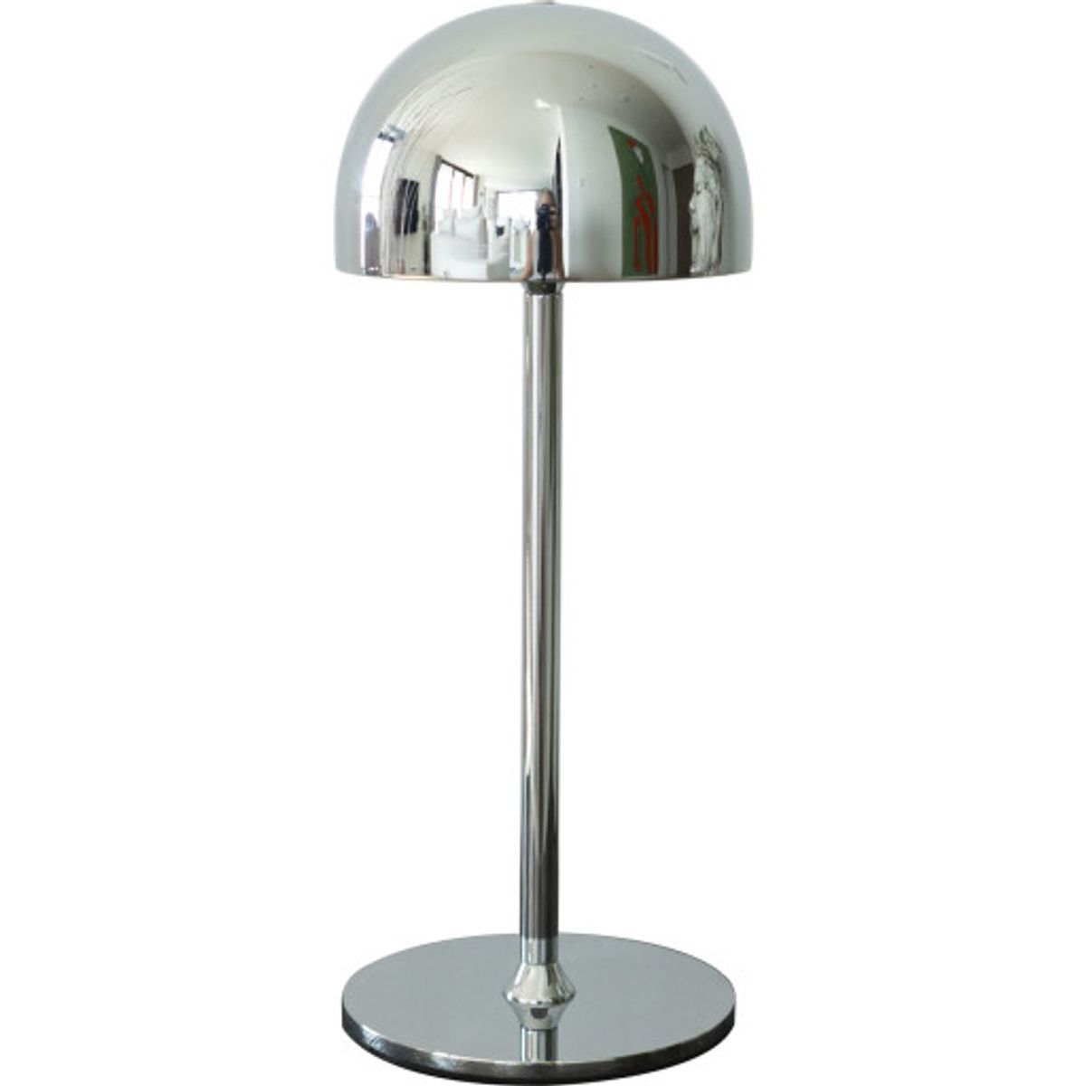 Sirius Tim genopladelig bordlampe, krom, 30 cm