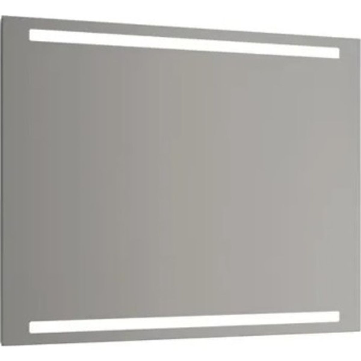 Dansani Mido Spejl 70x100 cm med integreret LED lys i top/bund