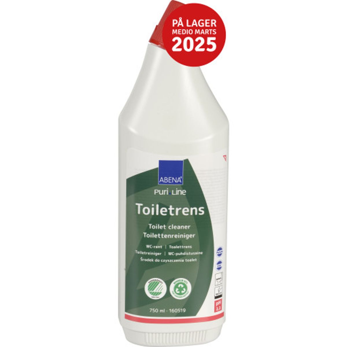 Abena Puri-Line toiletrens, med parfume, 750 ml