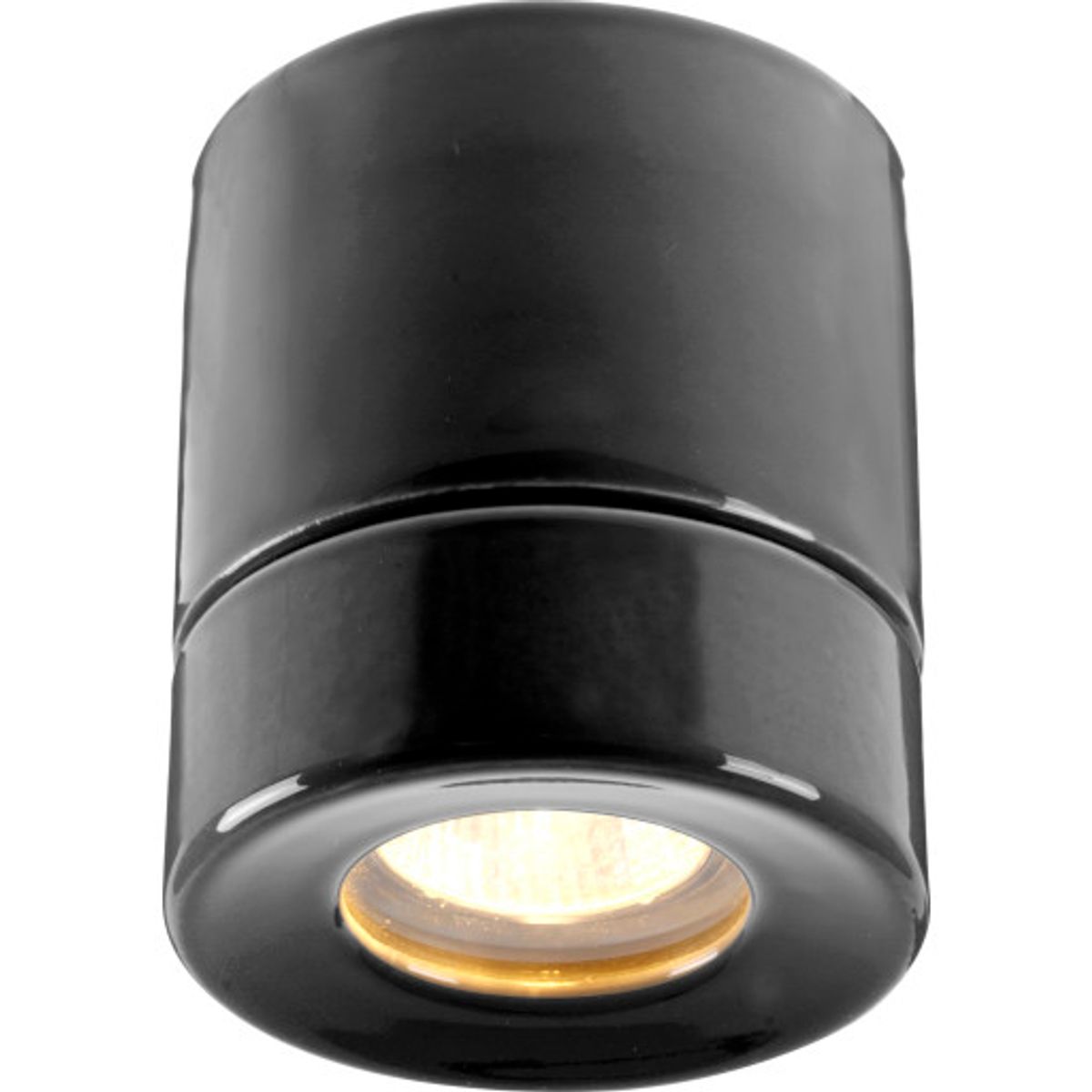 Sauna Downlight Light On design Knud Holscher sort, GU10