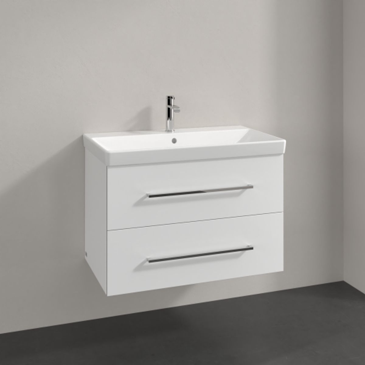 V&B A891 Avento vaskeskab Crystal White