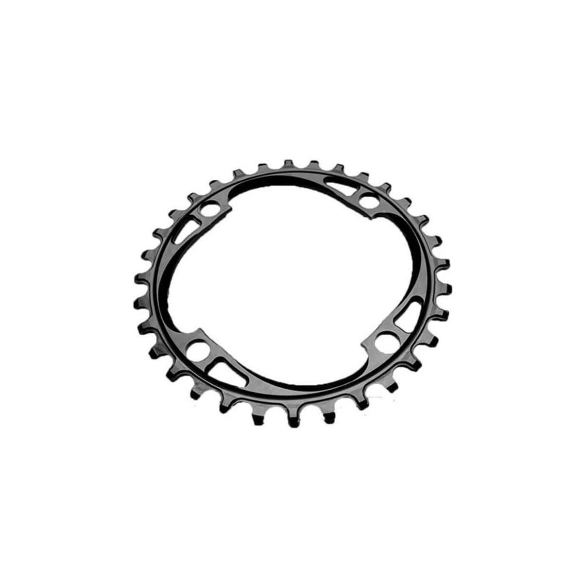 absoluteBLACK Rund klinge - SRAM - Singlespeed - ø64 mm - 28T - Sort