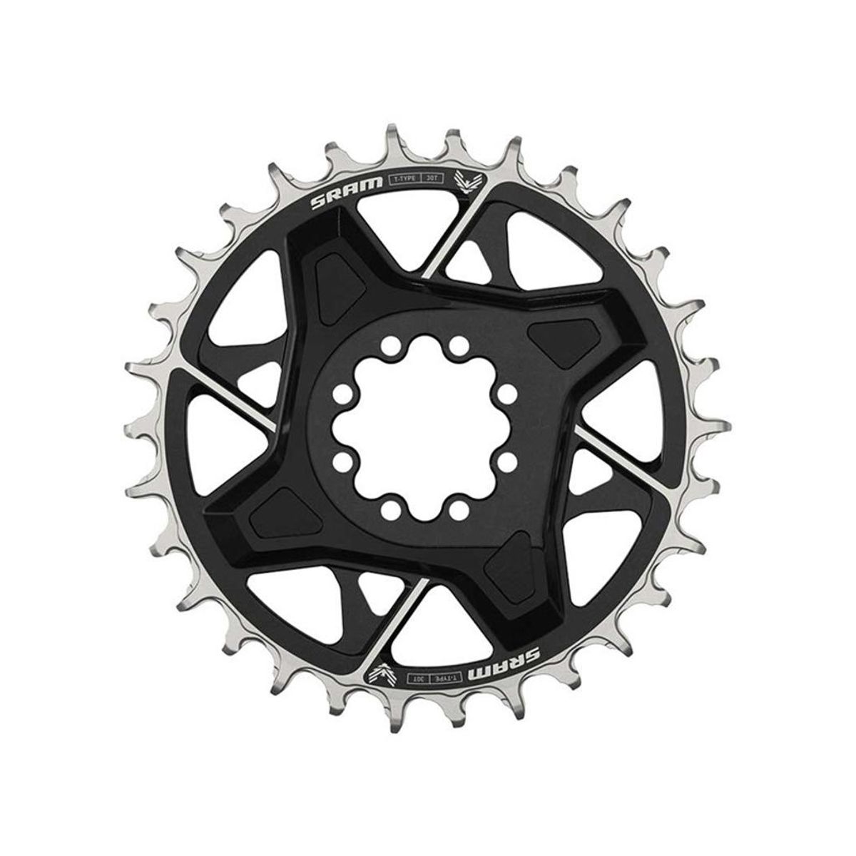 Sram X0 D1 T-Type klinge - Direct Mount - 3 mm Offset - 12 Speed - 30T - Sort