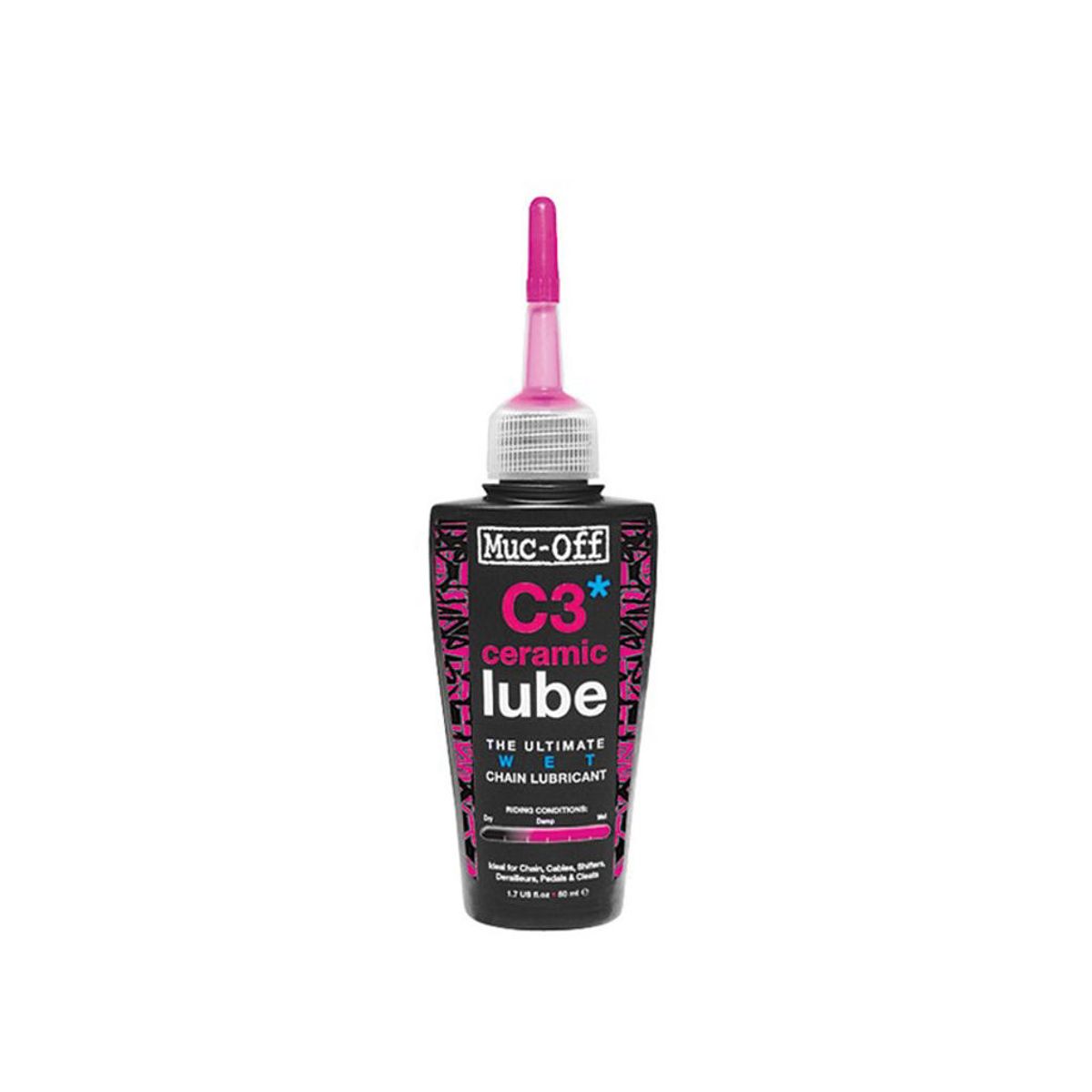 Muc-Off Wet Lube - C3 Ceramic - Keramisk - Våd kædeolie - 50 ml