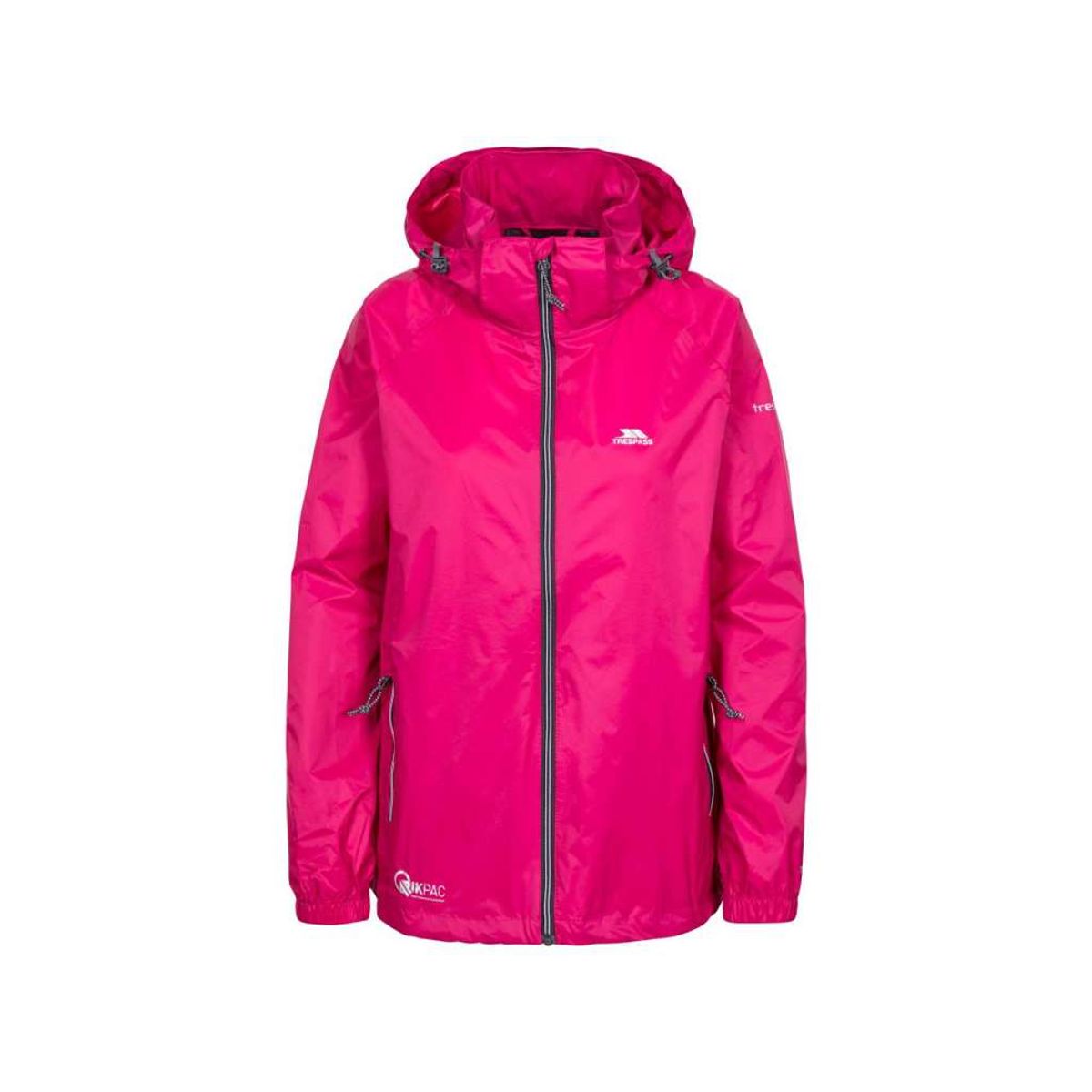 Trespass Qikpac X - Regnjakke - Unisex - Pink - Str. XS