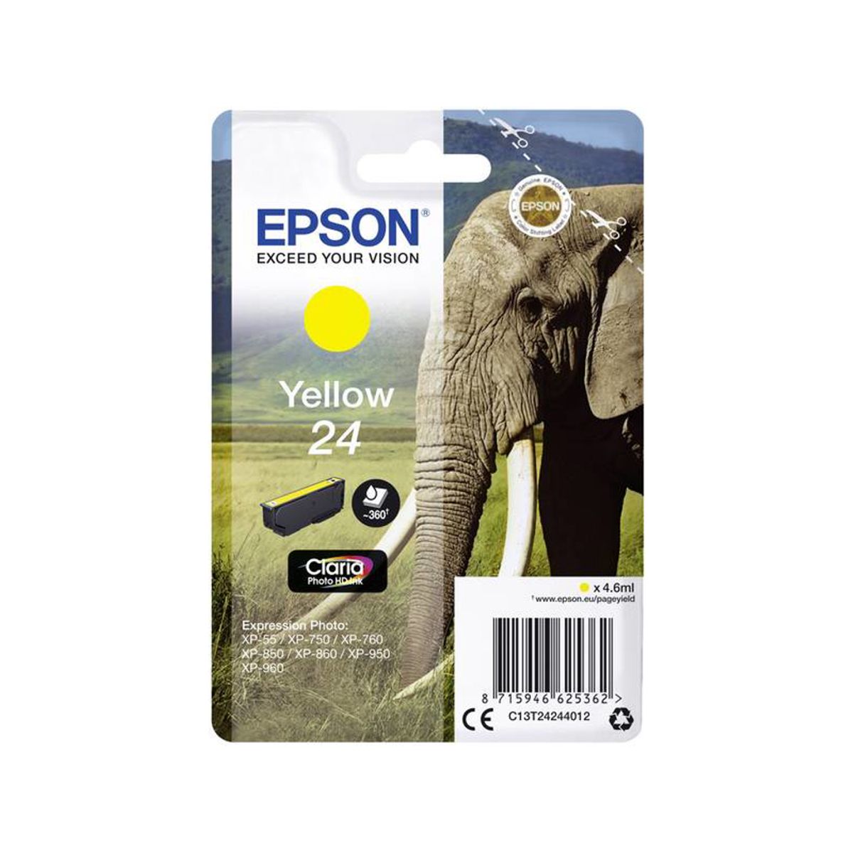 Epson T2424 Blækpatron gul