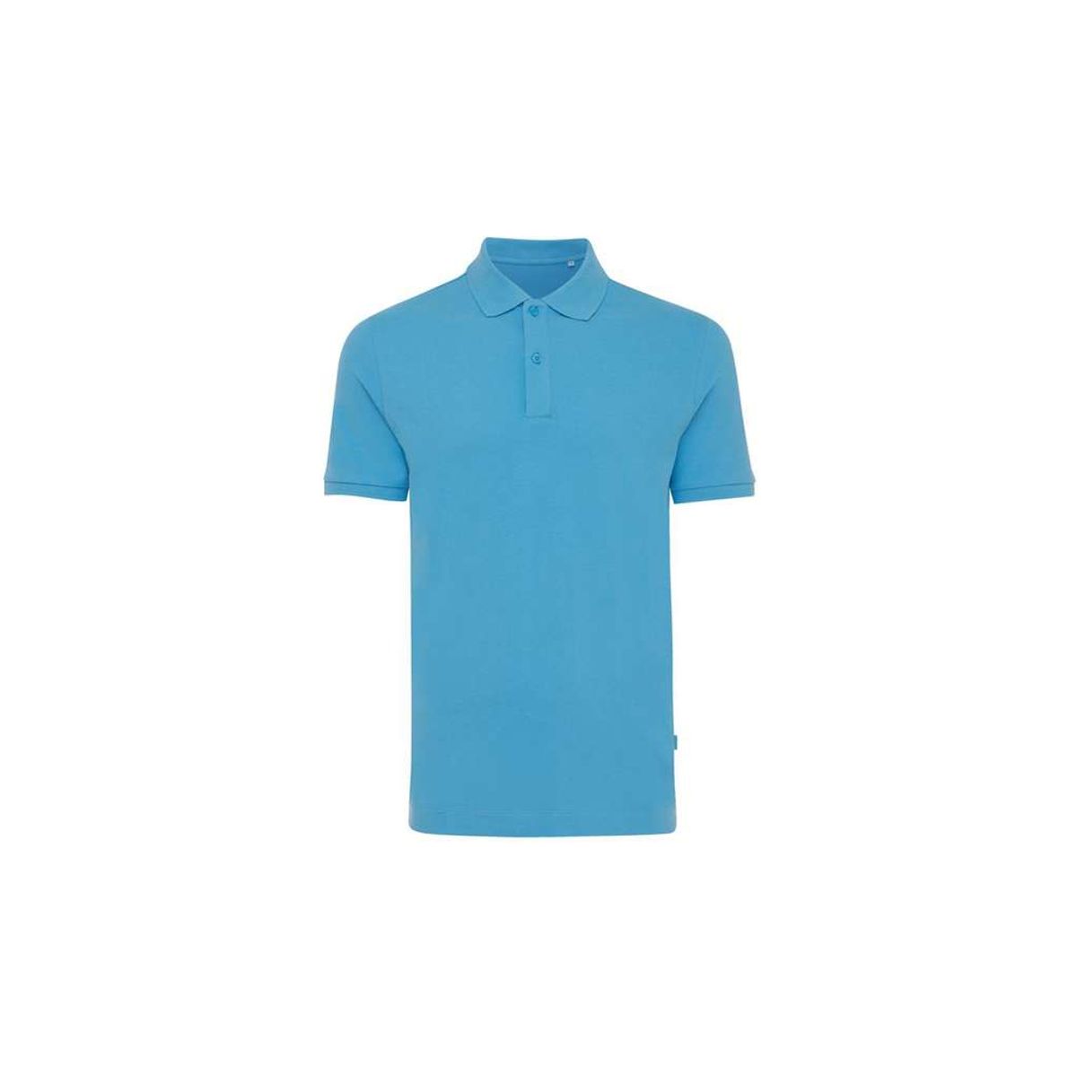 Iqoniq Yosemite Polo Pique i Genanvendt Bomuld, Tranquil Blue