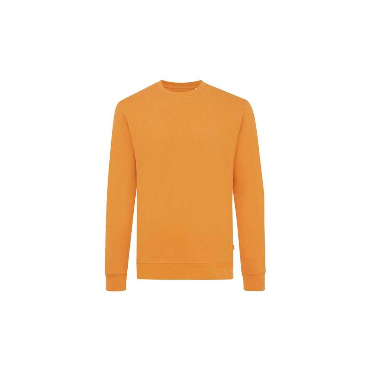 Iqoniq Zion Crew Neck Sweatshirt i Genanvendt Bomuld, Sundial Orange