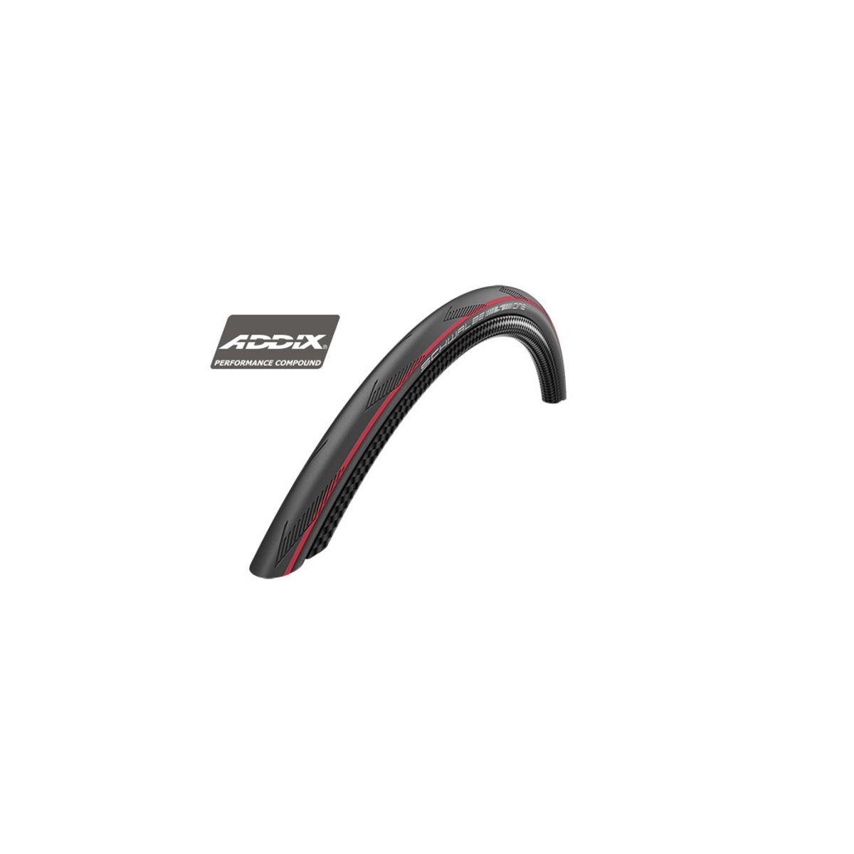 Schwalbe One Race Guard - Lite Foldedæk - 700x25c (25-622) Sort/Rød