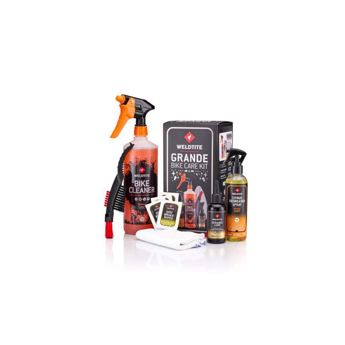 Weldtite Grande Bike Care Kit - Rengøringskit - 9 dele