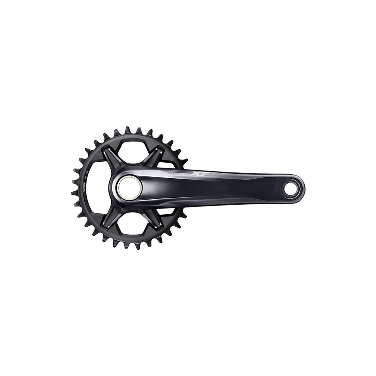 Shimano XT - Kranksæt M8120 - 1x12 gear uden klinge - 175 mm Pedalarme