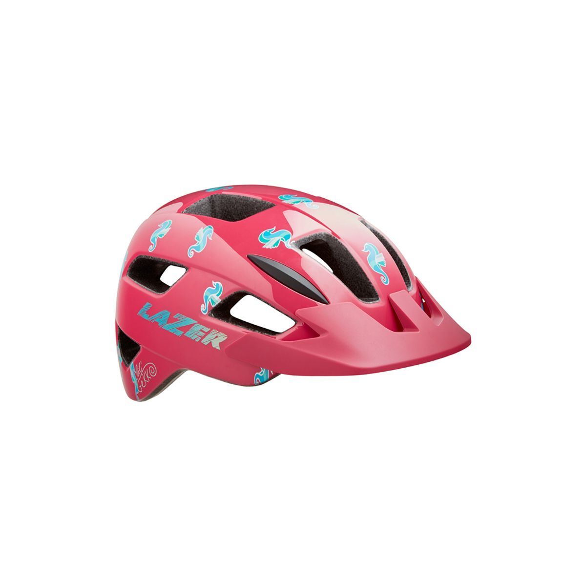 Lazer Lil Gekko - Cykelhjelm barn - Str. 46-50 cm - Pink Sea Pony