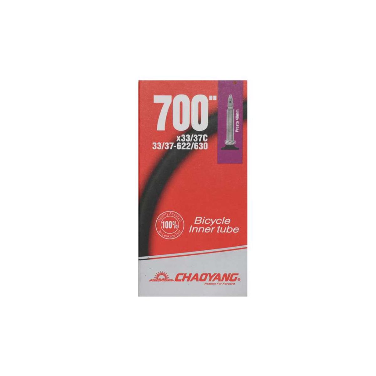 Chaoyang Slange 700 x 33-37C med 48mm lang Racerventil