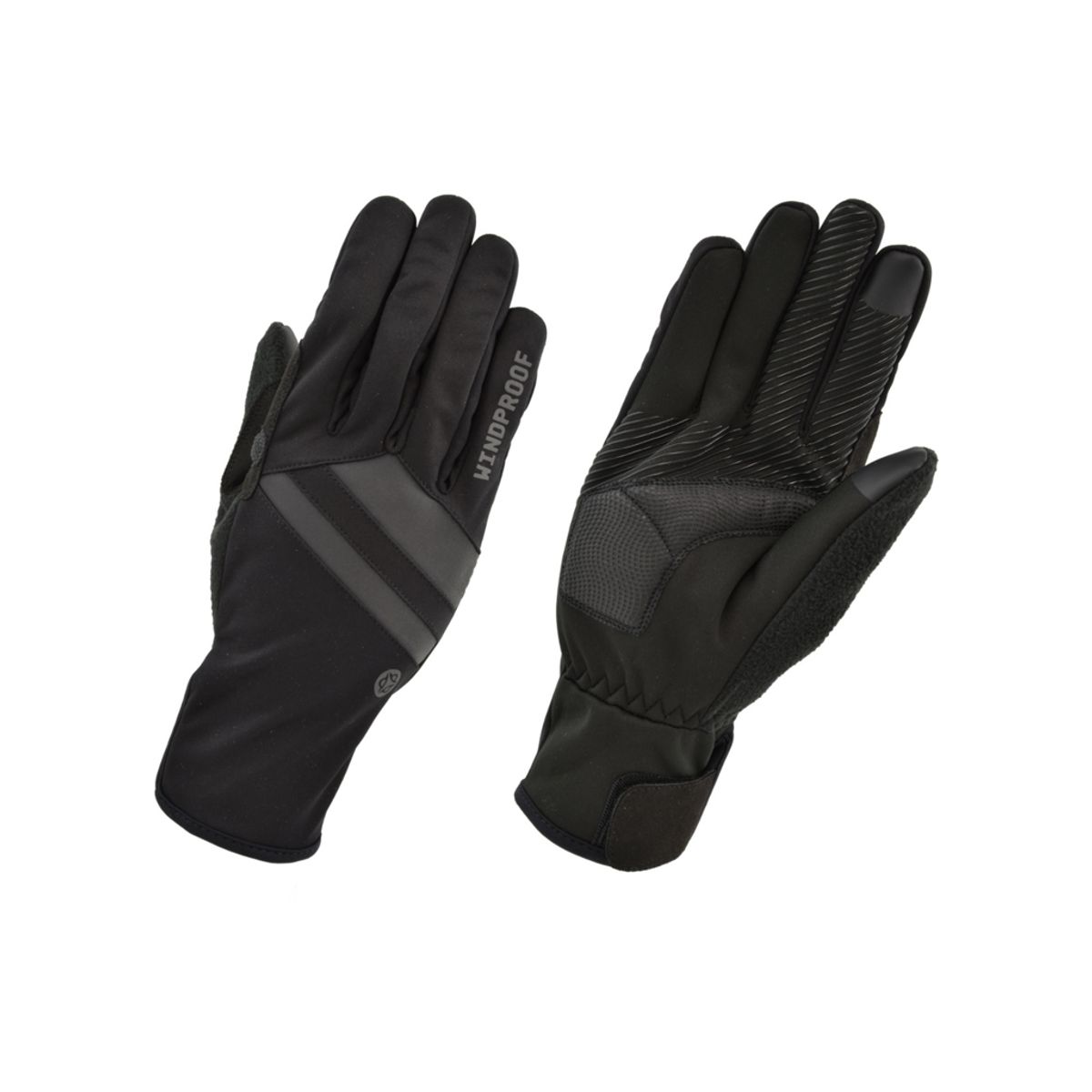 AGU Essential Windproof - Cykelhandsker - Sort - Str. S