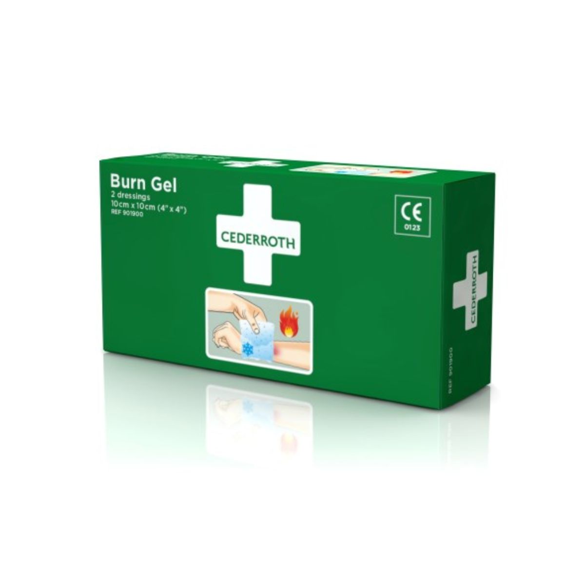 Forbrændingsbandage Burn gel Cederroth 2 stk