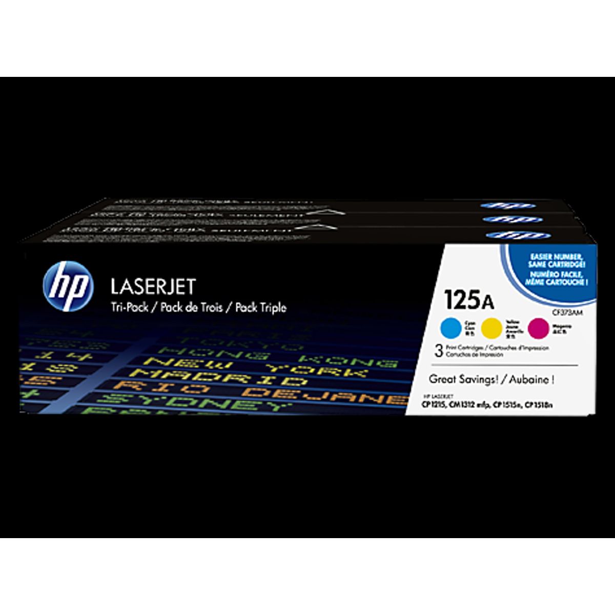 HP 125a Toner Cf373am CMY