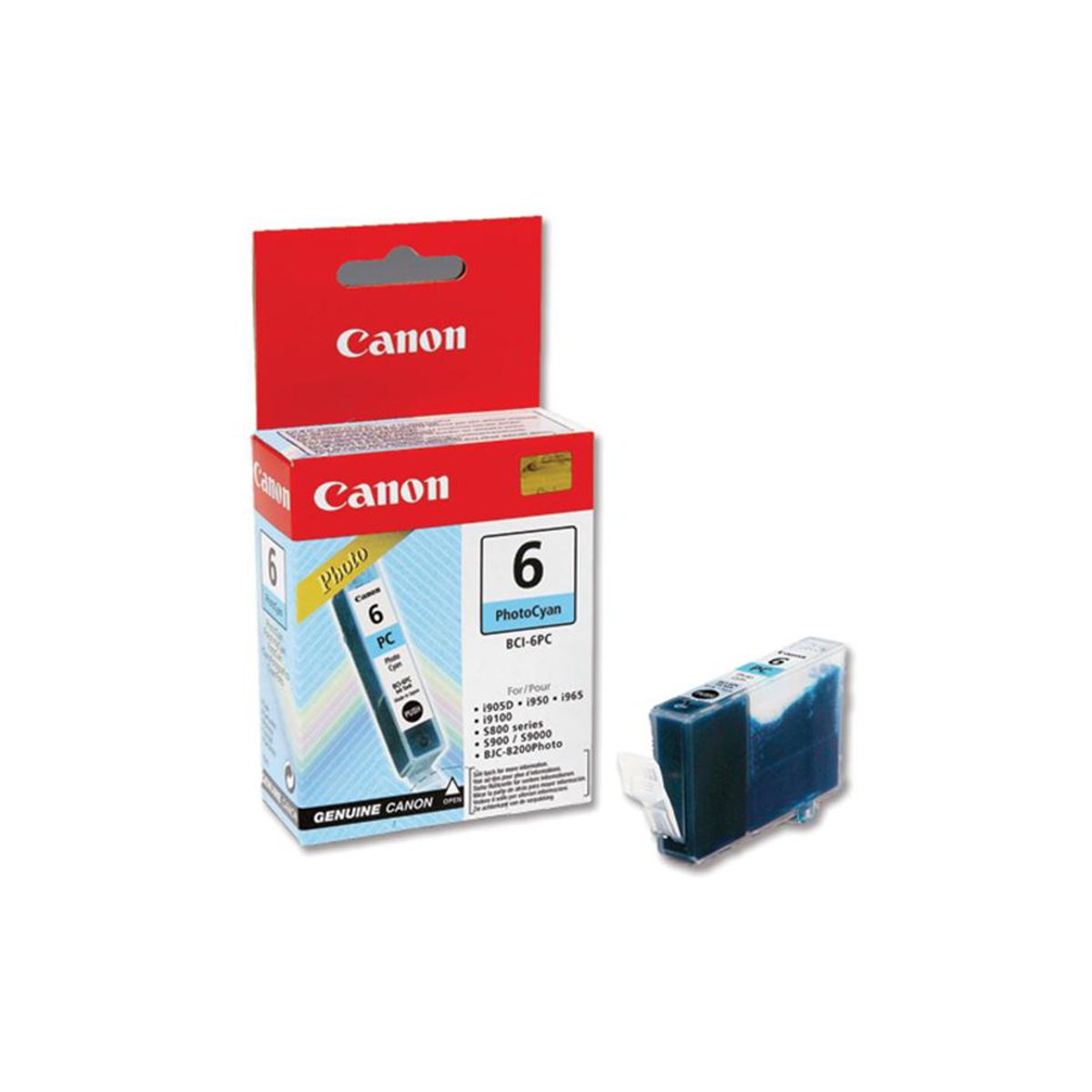 Canon Blæk Bci-6 PC Photo Cyan