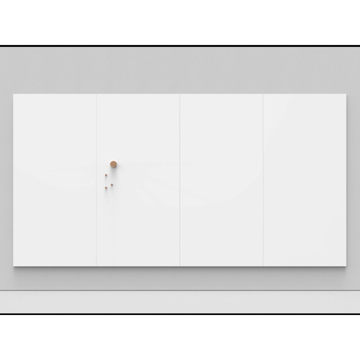 Lintex Air Whiteboard 4 Tavler 4760x2490 mm