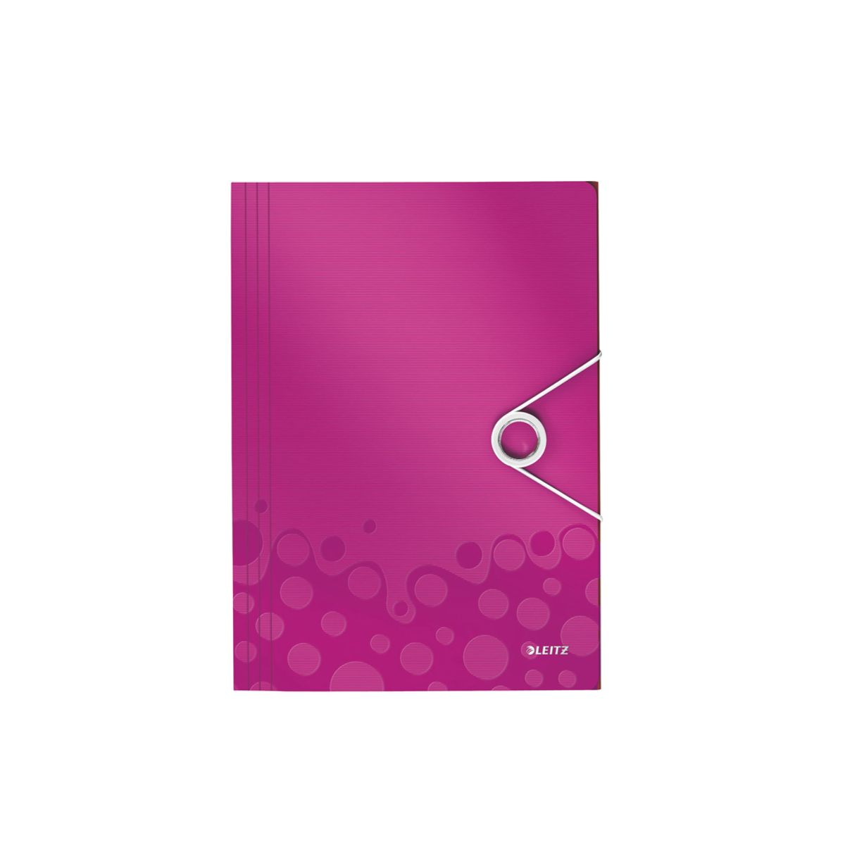 Elastikmappe A4 Plast PP Pink Leitz WOW