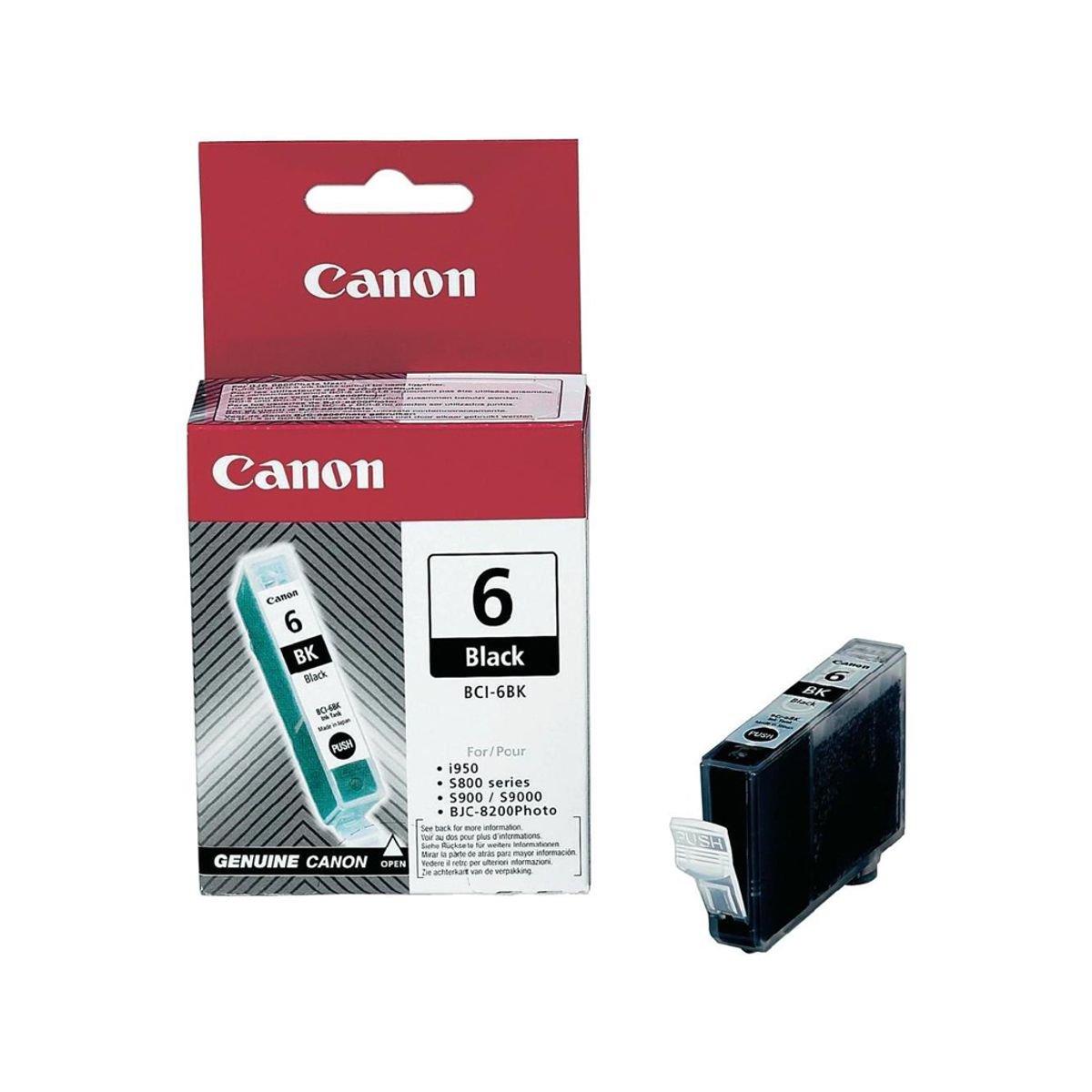 Canon Blæk Bci-6 BK Sort