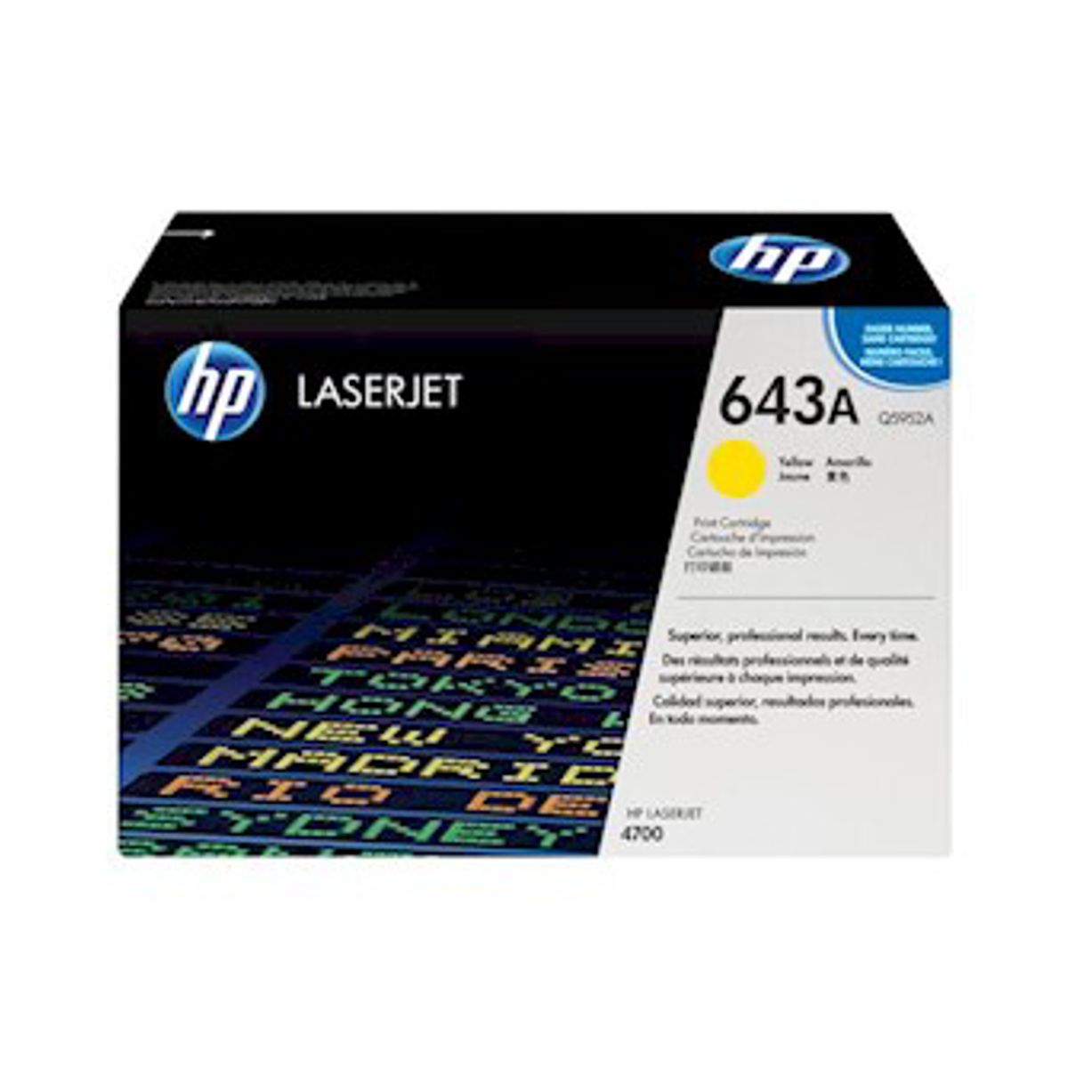 HP 643a Toner Q5952a gul