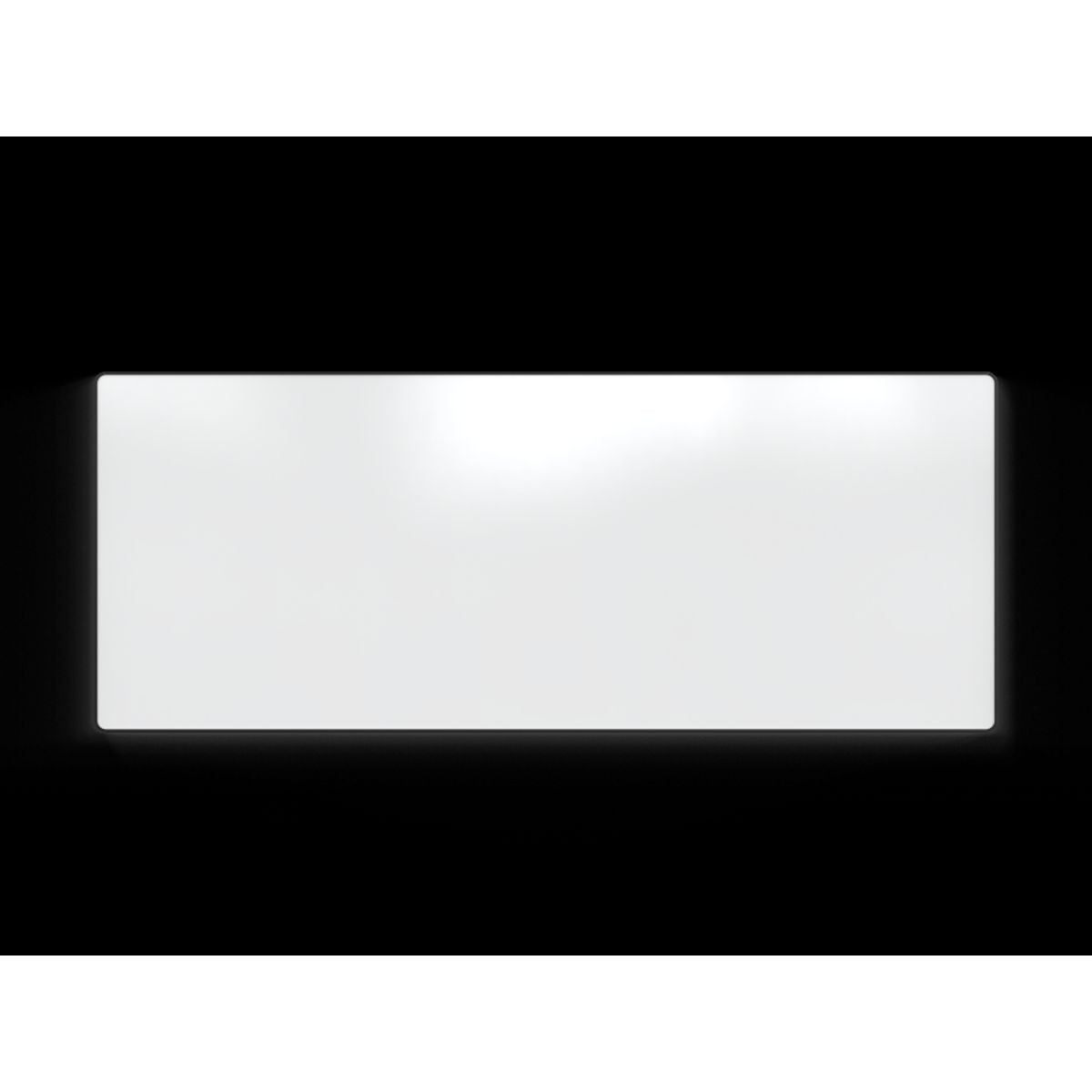 Lintex - Whiteboard - str. 2995 x 1195 mm - Hvid - Sort Kantliste