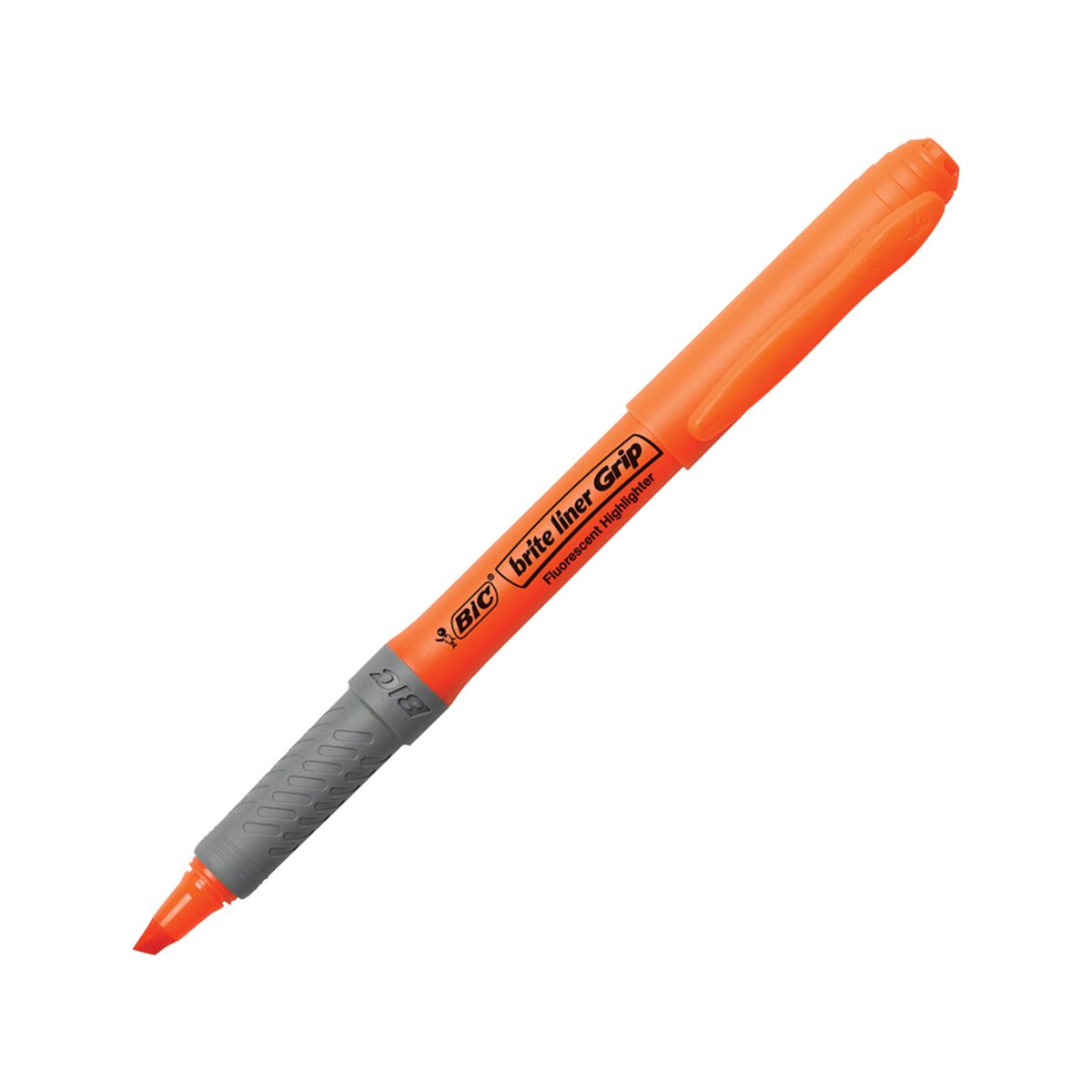 Overstregningstusch | Bic Brite Liner Grip | Orange