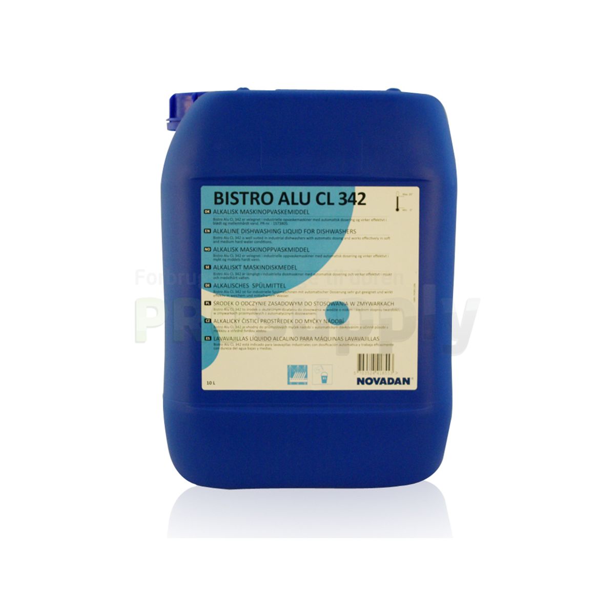 Maskinopvask Bistro Alu 342 M/klor 20 Liter