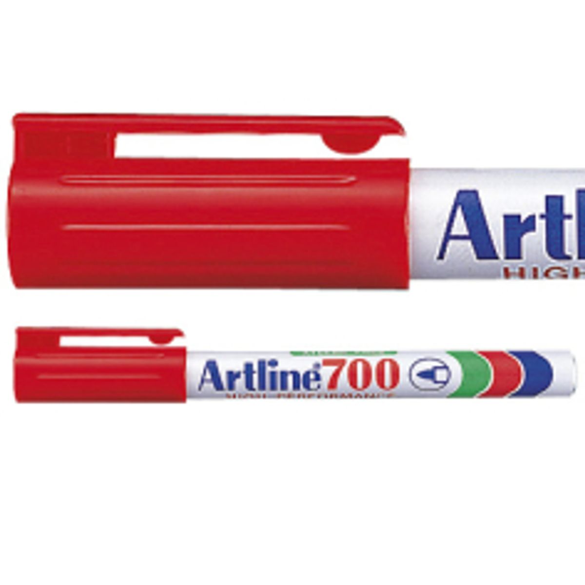 Marker Artline 700 rød