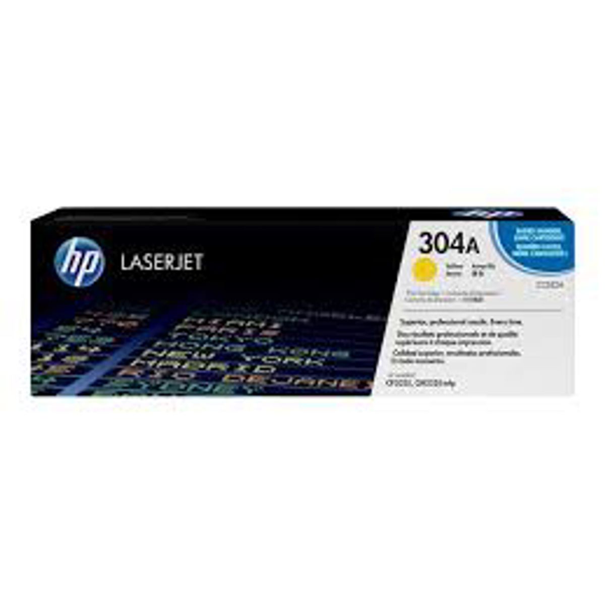 HP 304a Toner Cc532a gul