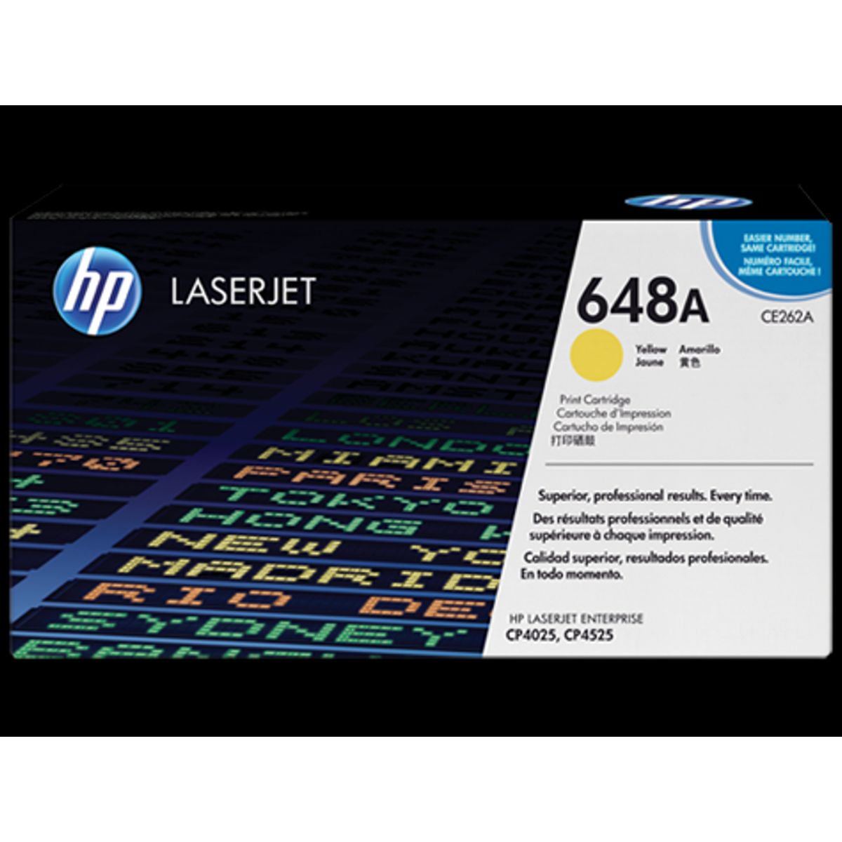 HP 648a Toner Ce262a gul