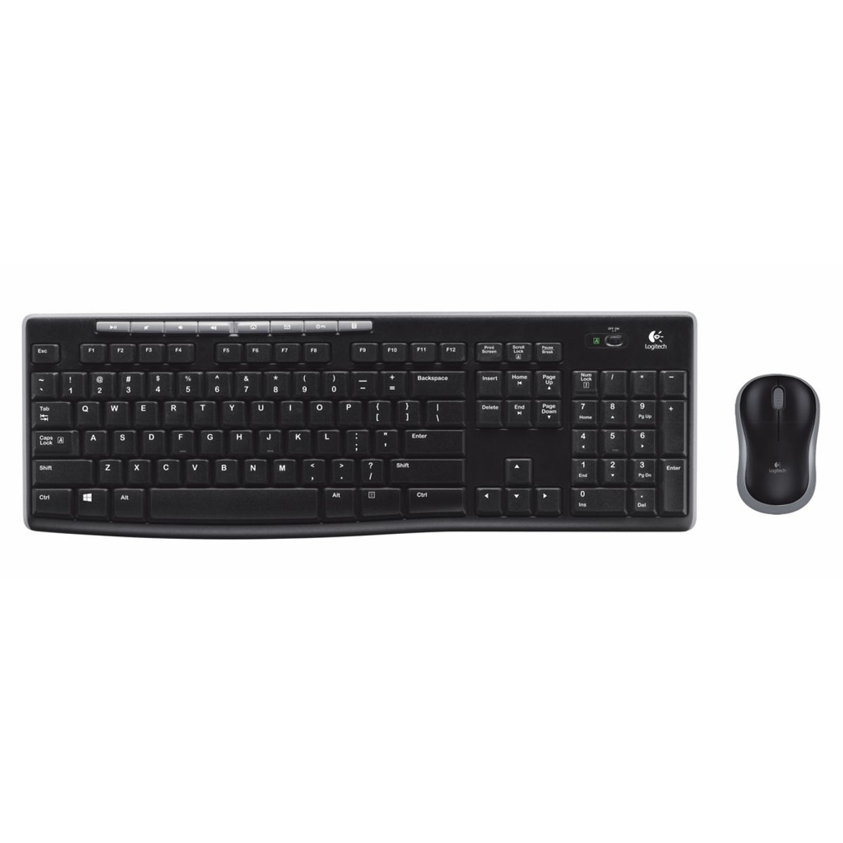 Tastatur + Mus Logitech Trådløs Mk270