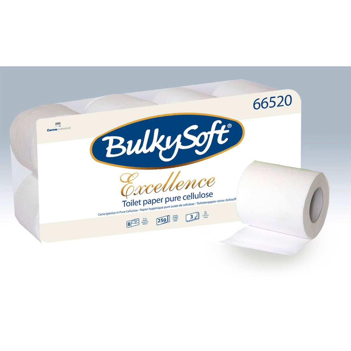 Toiletpapir Bulky Soft 3-lags 72 rl.