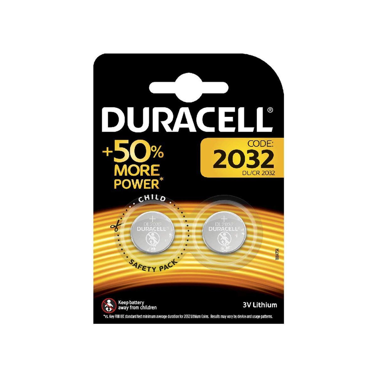 Batteri Duracell Cr2032 2 stk