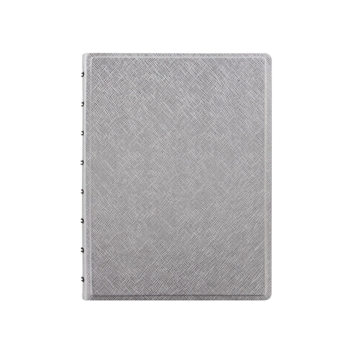 Notesbog Filofax A5 Linjeret Saffiano Silver