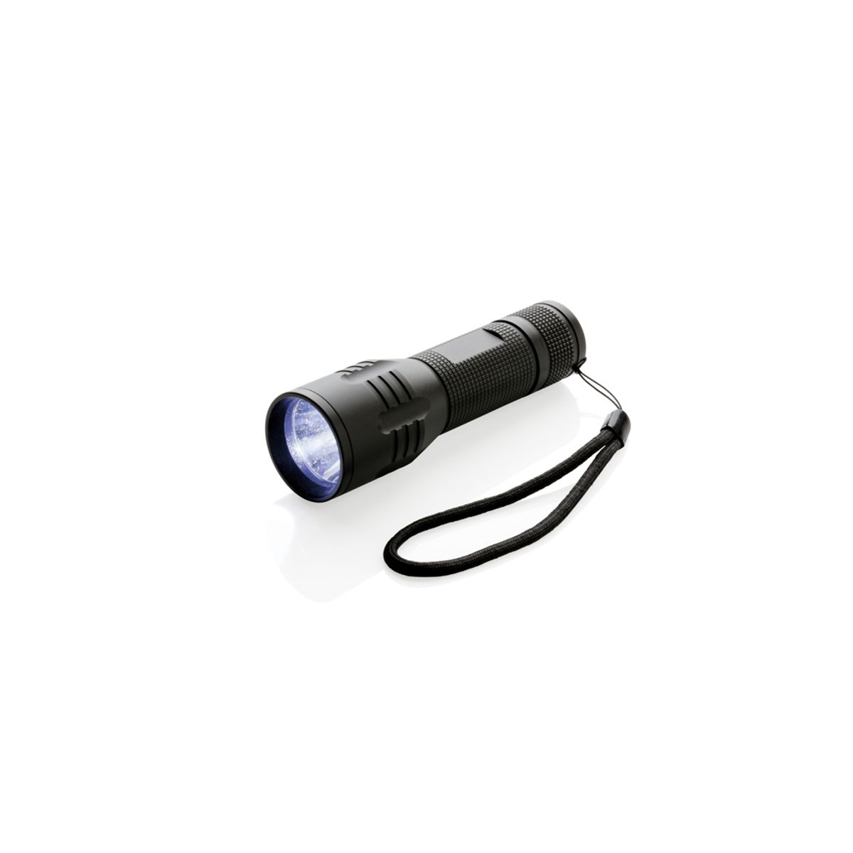 3W Cree Lygte Medium, Sort