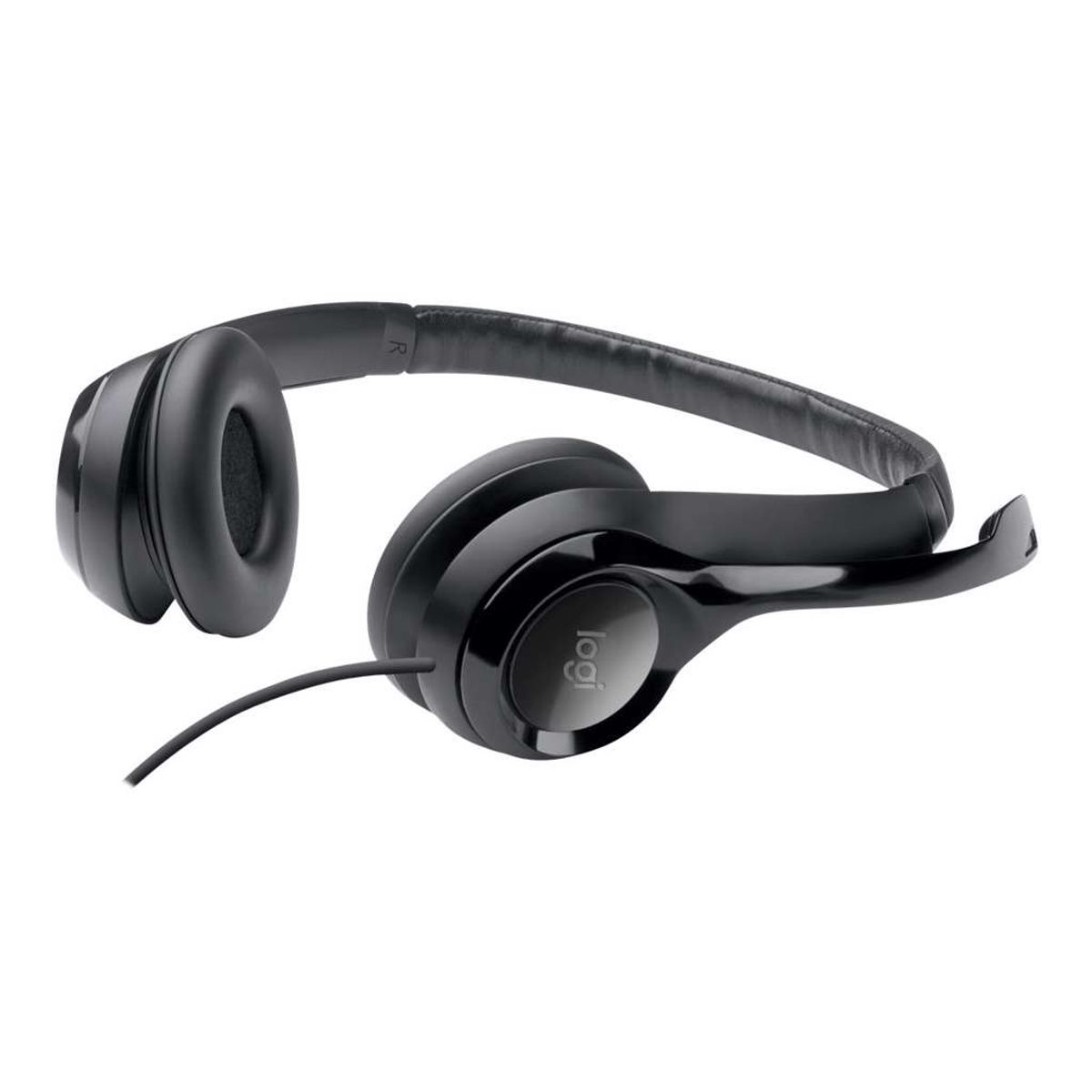 Headset Logitech H390 Sort